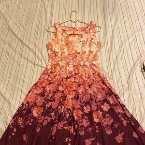 Vintage Danny & Nicole Floral Womens Dress size 4